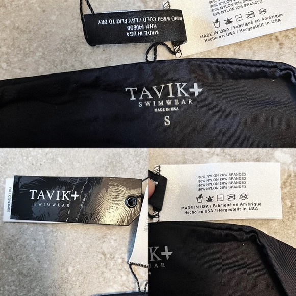 TAVIK BEBE Full Bikini Bottom Black Swim Small USA Revolve Designer NWT - Picture 5 of 9